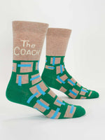 Blue Q - Men's Crew Socks- The Coach