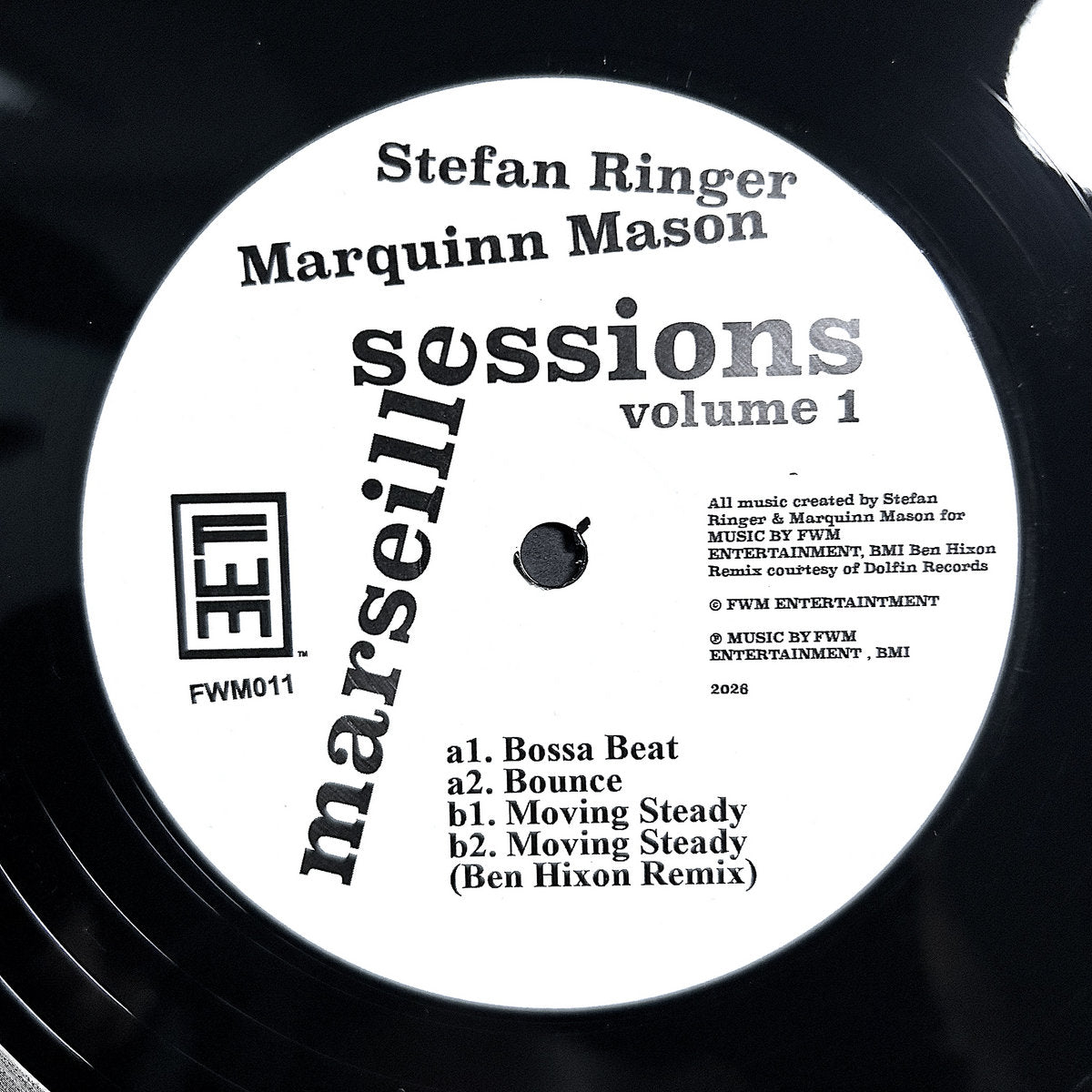 Stefan Ringer / Marquinn Mason - Marseille Sessions Volume 1 (Vinyl)