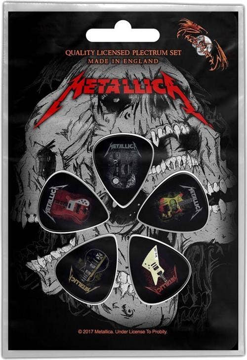 Metallica - Guitars Guitar Picks (Set of 5)
