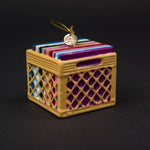 Record Crate Holiday Ornament Christmas Decor
