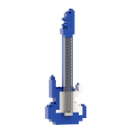 Brixies Small Zip Bag E Guitar Blue