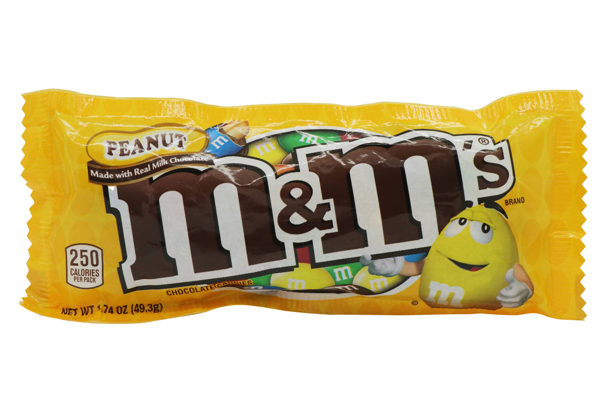 M&M's Peanut, 1.74oz, 48ct Case
