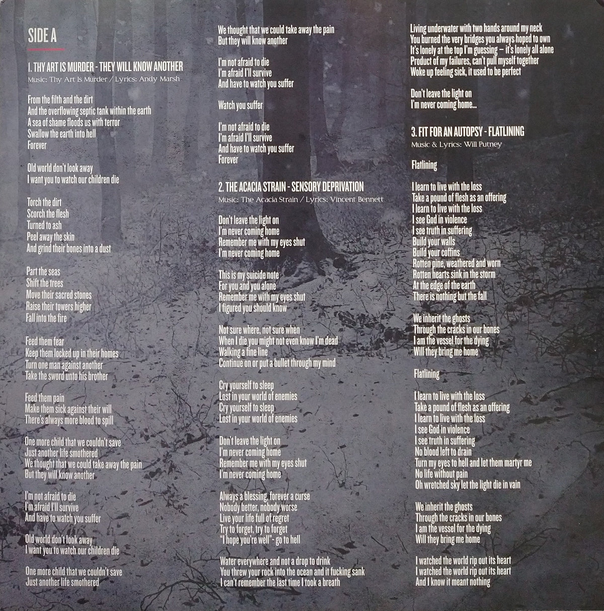 Thy Art Is Murder / The Acacia Strain / Fit For An Autopsy – The Depression Sessions (Pre-Owned Vinyl)