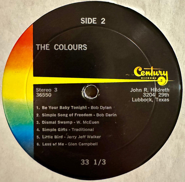 The Colours (8) : The Colours (LP, Album)