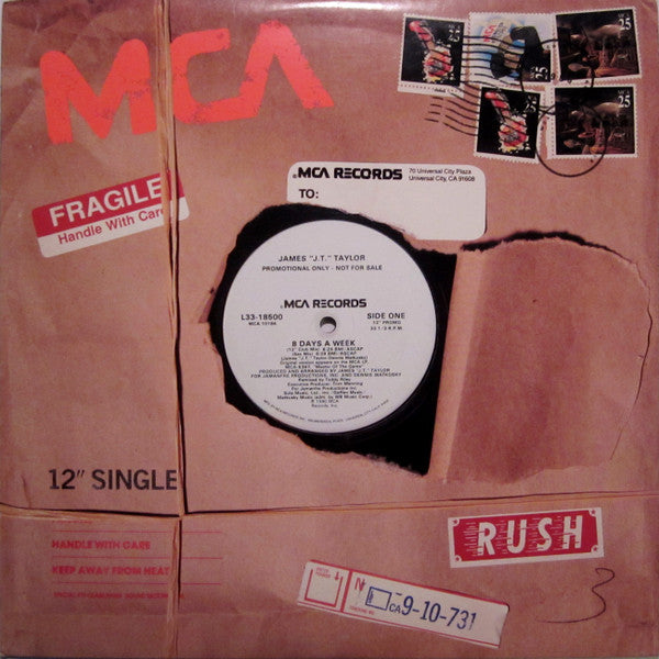 James "J.T." Taylor* : 8 Days A Week (12", Promo)