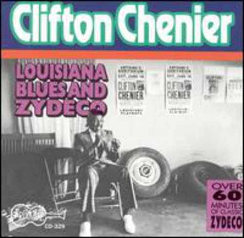 the album cover for Clifton Chenier - Louisiana Blues & Zydeco