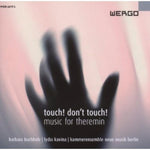 the album cover for Barbara Buchholz - Touch Don't Touch - Music for Theremin