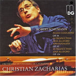 the album cover for Schumann / Chamber Orch Of Lausanne / Zacharias - Piano Concerto