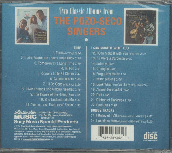 The Pozo-Seco Singers : Time / I Can Make It With You (CD, Comp)
