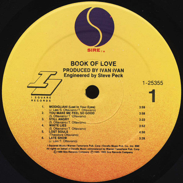 Book Of Love : Book Of Love (LP, Album, Spe)