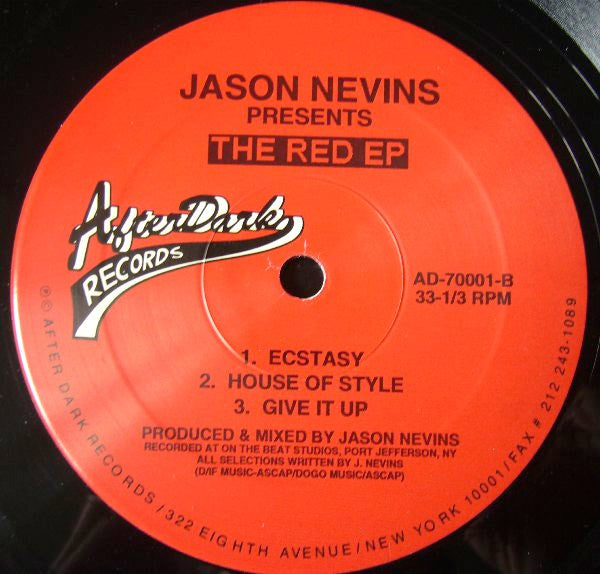 Jason Nevins : The Red EP (12", EP)