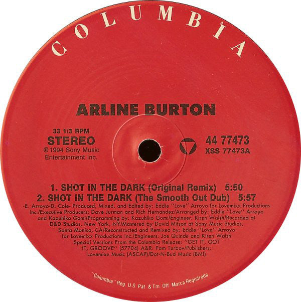 Arline Burton : Shot In The Dark (12")