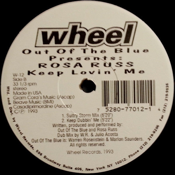 Out Of The Blue Presents Rosa Russ : Keep Lovin' Me (12")