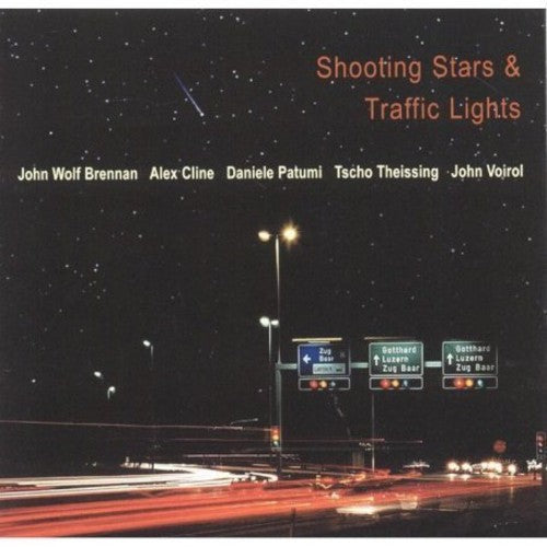 the album cover for John Wolf Brennan - Shooting Stars and Traffic Lights