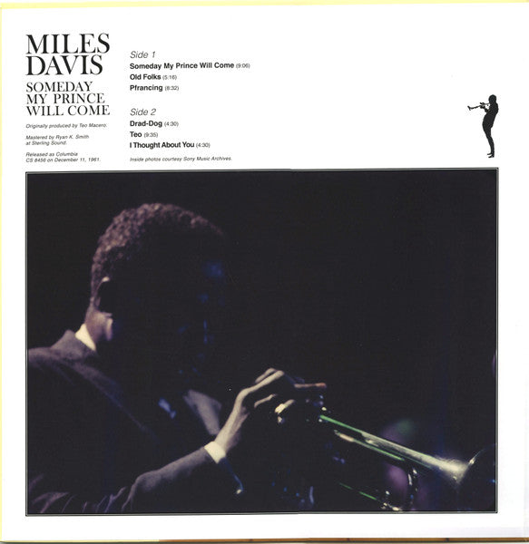 Miles Davis Sextet* : Someday My Prince Will Come (LP, Album, RE, RM, 200)