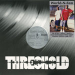 World & San* : Tit 4 Tat / Shine / Feel It (12", Maxi, Ltd, Num, RP, Sil)