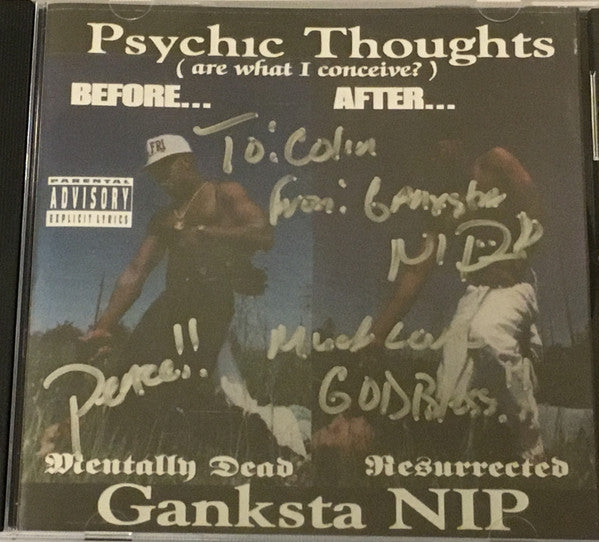 Ganksta NIP : Psychic Thoughts (CD, Album, RE)