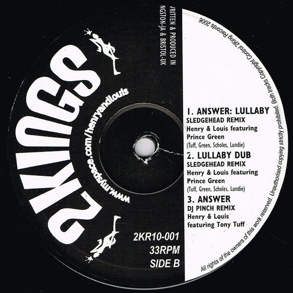 Henry & Louis : Answer Remixes(10")