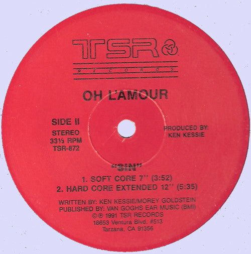 Oh L'Amour : Sin (12")