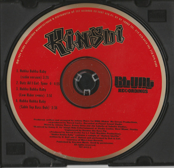 Kinsui* : Hubba Bubba Baby (CD, Single)