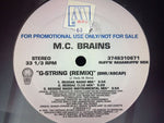 M.C. Brains* : G-String (Remix) (12", Promo)