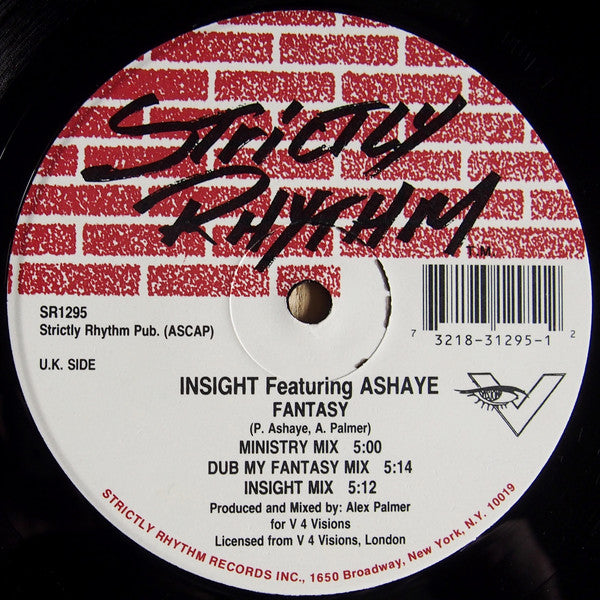 Insight (6) Featuring Ashaye : Fantasy (12")