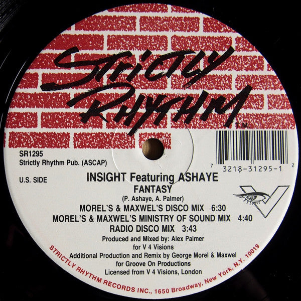 Insight (6) Featuring Ashaye : Fantasy (12")