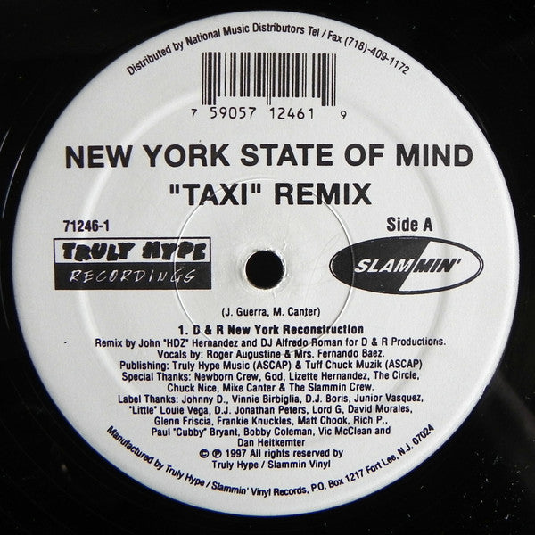 New York State Of Mind : Taxi (Remix) (12")