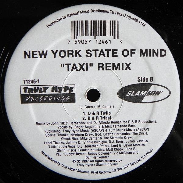 New York State Of Mind : Taxi (Remix) (12")