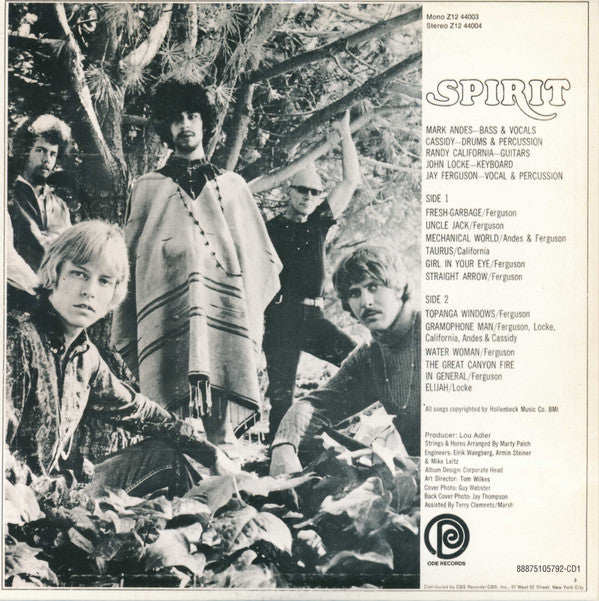 Spirit (8) : Original Album Classics (Box, Comp, RE + CD, Album, RE + CD, Album, RE + CD)