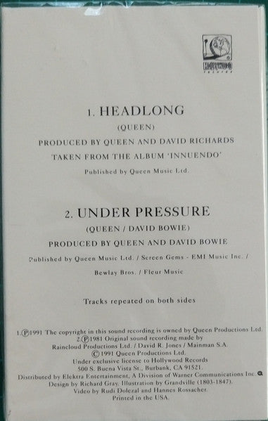 Queen : Headlong (Cass, Single, Promo)