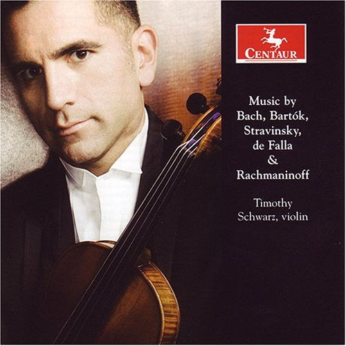 the album cover for Bach/Bartok/Falla - Ciaccona from Partita