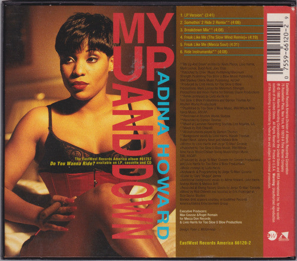 Adina Howard : My Up And Down (CD, Maxi, FLP)