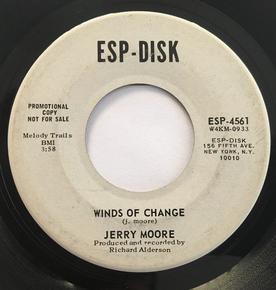 Jerry Moore : Winds Of Change / Ballad Of Birmingham (7", Promo)