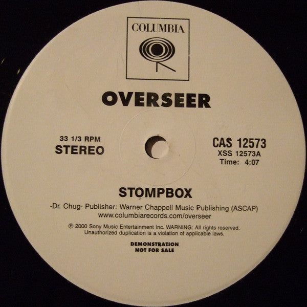 Overseer : Stompbox (12", Single, Promo)