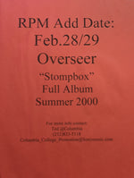 Overseer : Stompbox (12", Single, Promo)