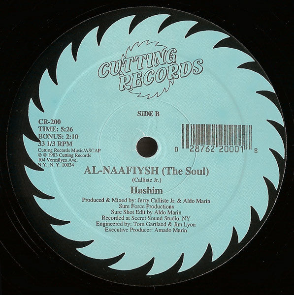 Hashim : Al-Naafiysh (The Soul) (12", RE, RM, SRC)