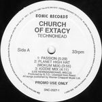 Church Of Extacy : Technohead (12", EP, Promo)