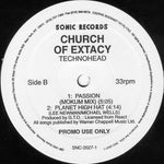 Church Of Extacy : Technohead (12", EP, Promo)