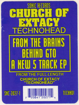 Church Of Extacy : Technohead (12", EP, Promo)