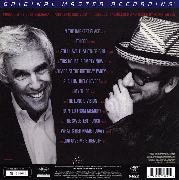 Elvis Costello With Burt Bacharach : Painted From Memory (LP, Album, Ltd, Num, RE, RM, 180)