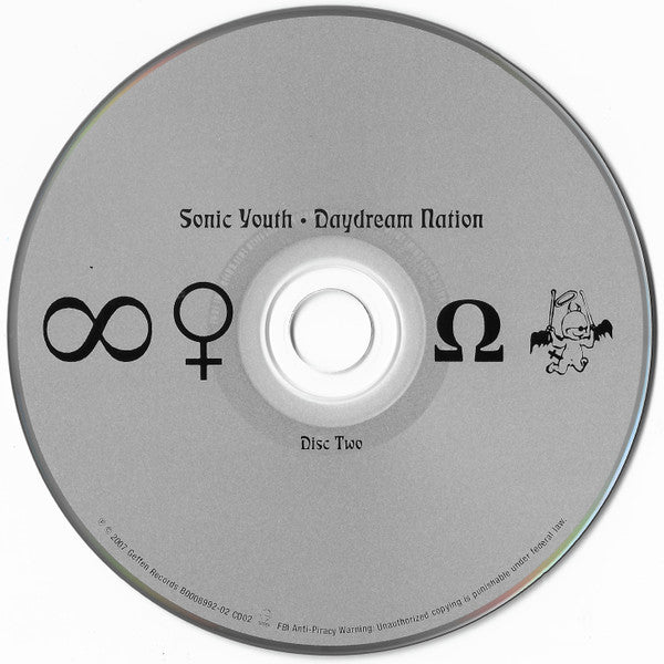 Sonic Youth : Daydream Nation (CD, Album, RE + CD, Comp + Dlx, RM)
