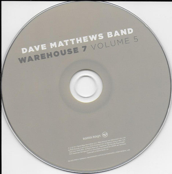 Dave Matthews Band : Warehouse 7 Volume 5 (CD)