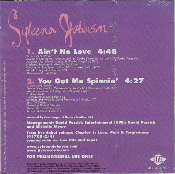 Syleena Johnson : CD Sampler(CD, Promo, Smplr)