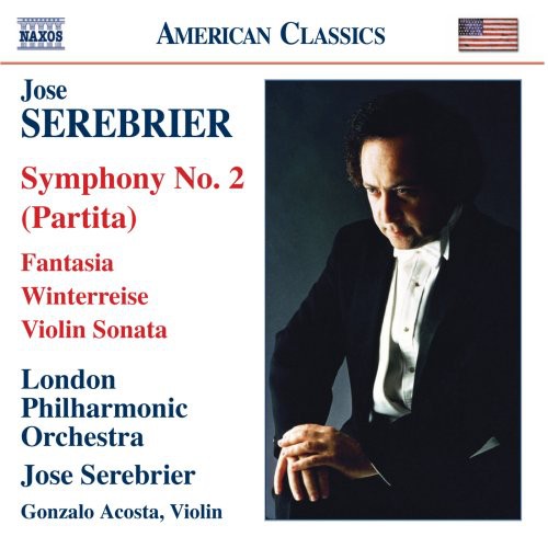 the album cover for José Serebrier - Symphony No 2: Partita