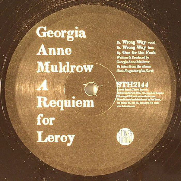 Georgia Anne Muldrow : A Requiem For Leroy (12")