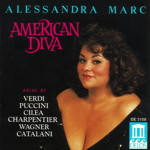 the album cover for Alessandra Marc - American Diva