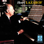 the album cover for H. LAZAROF - Cello Concerto 2 / Concertante