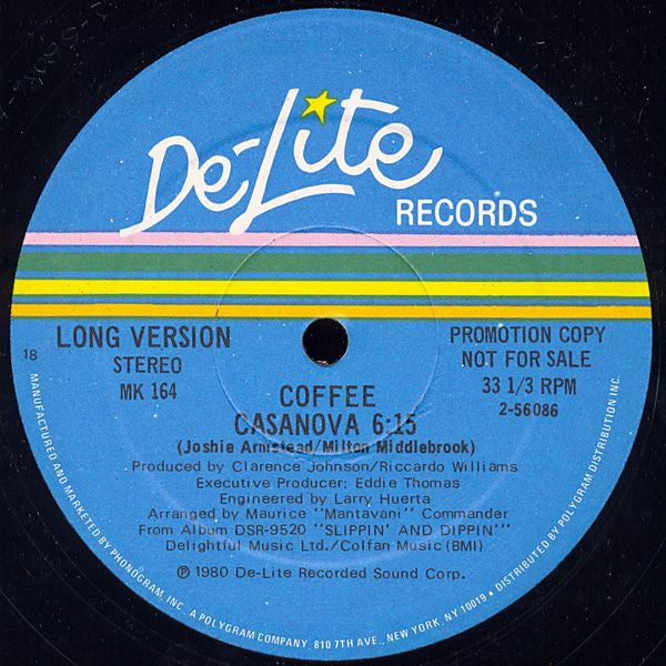 Coffee : Casanova (12", Promo)