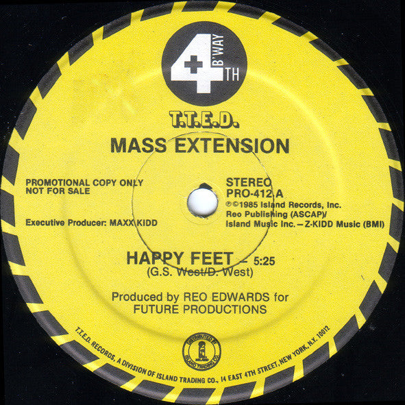Mass Extension : Happy Feet (12", Promo)